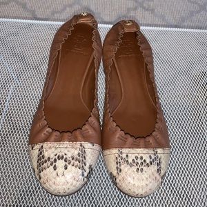 NWOT - Tory Burch Leather Flats
